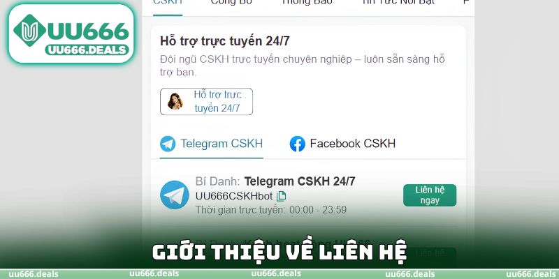 Giới thiệu về liên hệ