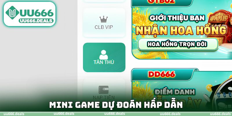 Mini game dự đoán hấp dẫn
